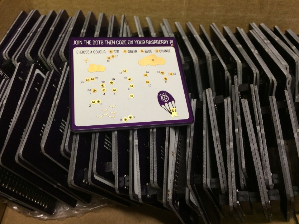 100 Dots boards, ready to be filled in.