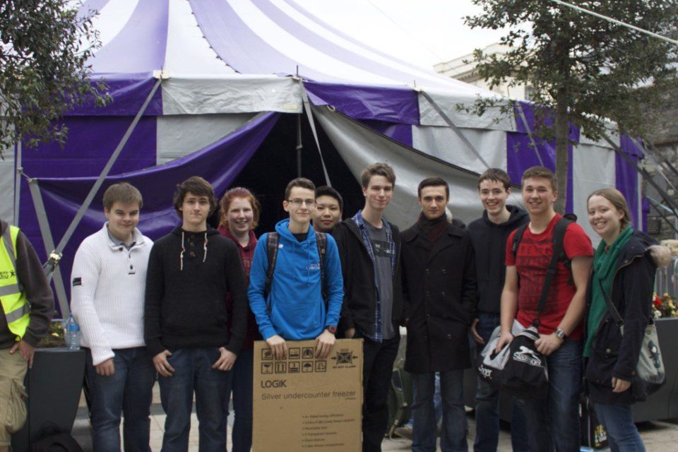 My awesome team of volunteers for Saturday From left to right: Toby Tregear, David Linton, Libby Hoy, Sam Stuart, Vincent Lee, Finley Roulston, Ryan Neill, Andrew Mulholland (myself) and Oliver Warke.