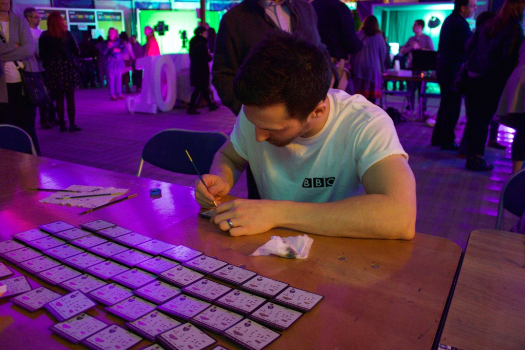 We even somehow got Stuart Portis (event organiser and manager) to try out the activity!