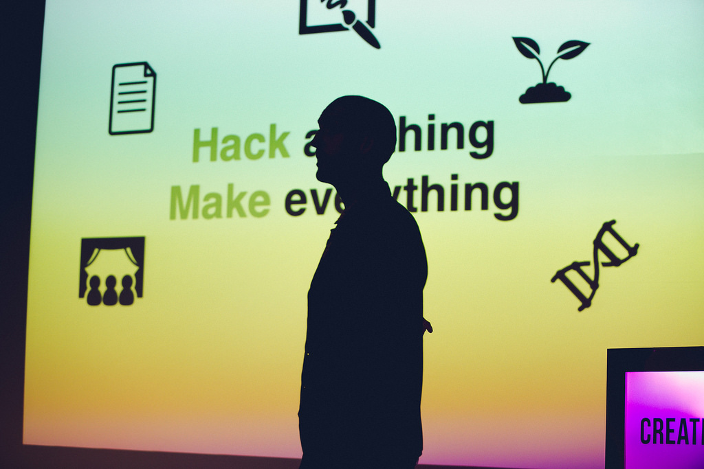 Ben Bland speaking about Farset Labs and the Maker Movement at Create 2015