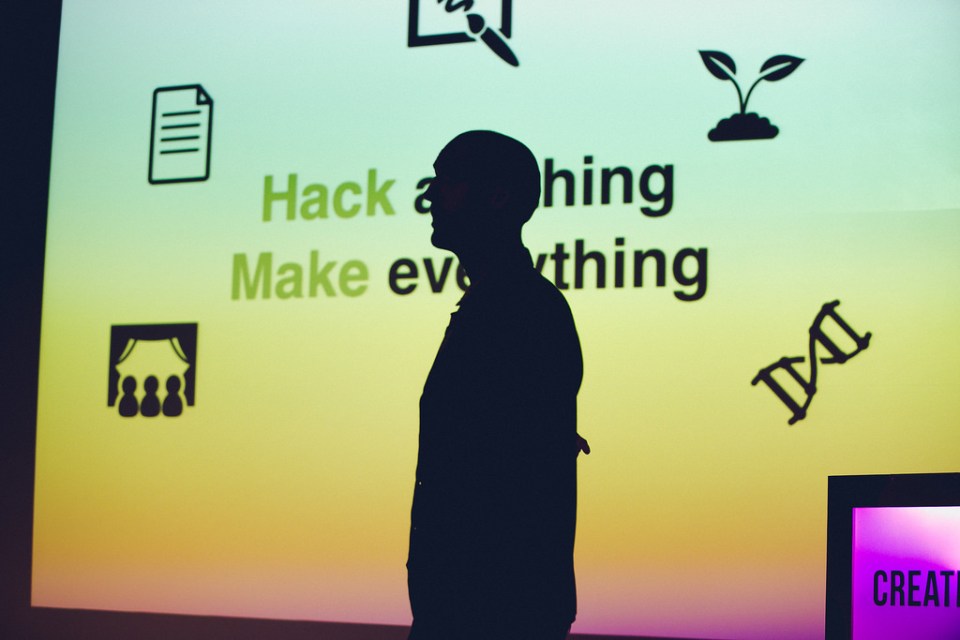 Ben Bland speaking about Farset Labs and the Maker Movement at Create 2015