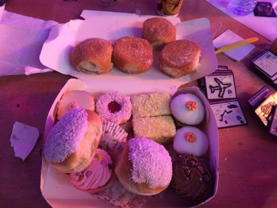 A trip to the local bakery is a good way to keep volunteer moral up.